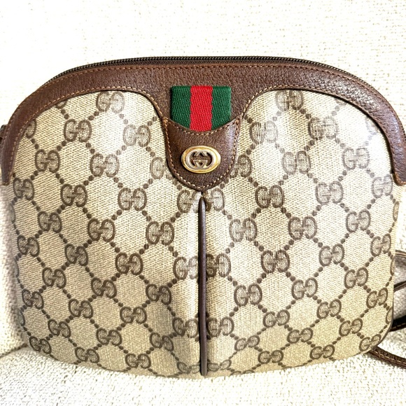 Authentic Gucci crossbody bag brown monogram coated canvas - Picture 4 of 16